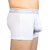 Cerahome Mens Pouch Trunks Separate Big Enhance Underwear Briefs Comfy Mid-Rise Pouch Bikini Brief Boxer Briefs