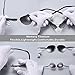 EyeGlow Aviator Brand Designer Sunglasses Men and Women Polarized Lens Memory Titanium Material (Grey)