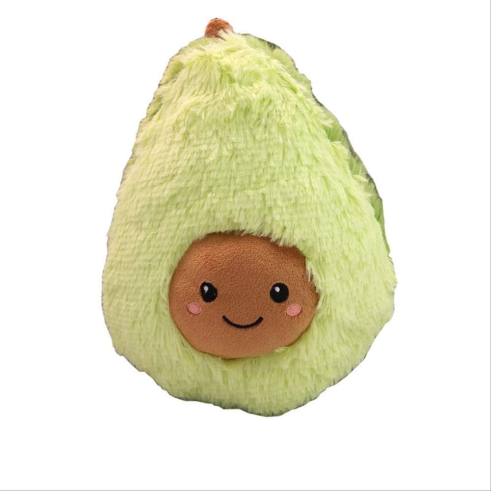 hhjxptst Plush Toy, Avocado, Pillow, Ultra-soft, Comfortable, Stuffed 25cm Green