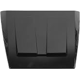Car Air Flow Decorative Intake Hood Scoop Vent Bonnet Cover Gloss Black Universal Hood Vent External Accessories