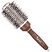 SUPRENT Nano Thermal Ceramic & Ionic Round Barrel Hair Brush with Boar Bristle for Hair Drying, Styling, Curling, Adding Hair Volume and Shine, Nostalgic Gold Color（1.8inch）