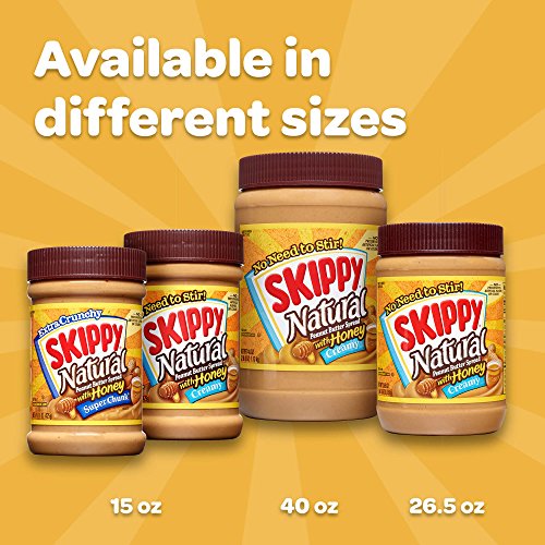 SKIPPY Natural Creamy Peanut Butter Spread with Honey, 15 Ounce - Image 8