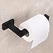 Angle Simple Toilet Paper Holder, SUS304 Stainless Steel Bathroom Tissue Holder, Toilet Tissue Hanger, Toilet Roll Dispenser Wall Mount, Matte Black