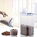 THINKPRICE Pet Food Container Dog Cat Food Storage Containers Pet Dry Food Dispenser with Graduated Cup and Seal Buckles for Dogs Cats