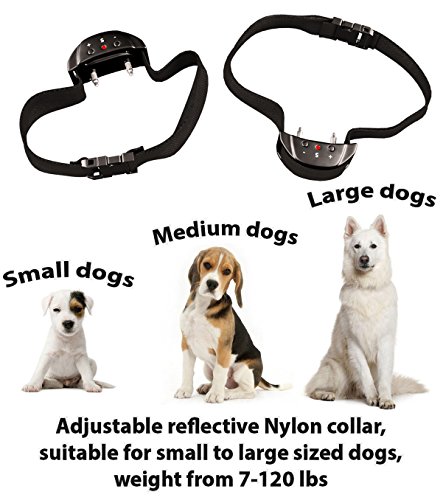 [NEWEST 2018] Bark Collar - Smart Detection Chip for Fast No-Bark Training - Dual Stop Anti-Barking Mode: Beep/Vibration, Shock for Small, Medium, Large Dogs - IPx6 - No Bark Safe (1) - Thumbnail 2