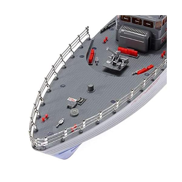 MYRCLMY Fernbedienungsboot, RC Makeile Kriegship Radio Fernbedienung Schiff Schlachtschiff Cruiser Große… – Bild 6