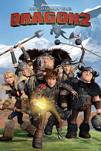 How to train your Dragon 2 - Cast Poster 24 x 36in