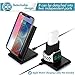 Wireless Charger,7.5W Fast Wireless Charging Stand Compatible iPhone 11/11 Pro/11 Pro Max/XS Max/XS/XR/X/8/8+,Charging Dock Organizer Compatible Apple Watch,AirPods-No AC Adapter