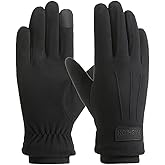 Mealah Women's Winter Gloves for Women - Thermal Warm Fleece Lined Windproof Gloves