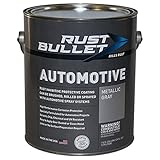 Rust Bullet RBA54 Automotive Rust Inhibitor Paint, 1 Gallon Metal Can, Metallic Gray