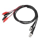 2Pcs Coaxial Cable, P1011 BNC Male to 4mm Clip