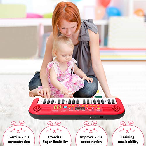 M SANMERSEN Kids Piano Keyboard, Musical Keyboard for Kids Music Pianos