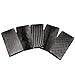 kilofly 5 Pairs Women Black Ultra Thin Stay Up Knee High Socks Fishnet Stockings