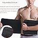 Hero Selected Sweat Waist Trimmer, Neoprene Waist Trainer Adjustable Widened Ab Belt for Men-Weight Loss/Abdominal Muscle/Back Support