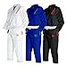 Sanabul Kids Highlights Brazilian Jiu Jitsu BJJ Gi (WHITE, K2)