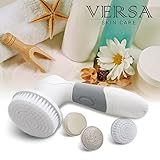 Versa - Facial Cleansing Brush - to help get rid of Acne, Acne Scars, Blackheads, Body Acne & Dark Spots, minimize pores - Advanced dermatology tools - Microdermabrasion Exfoliator