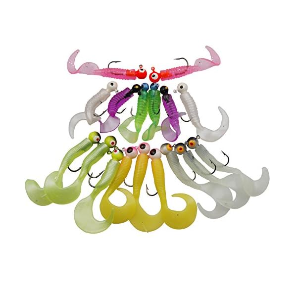 Shaddock-Fishing-New-Stylish-Top-Selling-17pcslot-Fishing-Lures-Kits-Jig-Head-Hooks-Soft-Bait-Suit-Worm-Tail-Shape-Set-33g48g65g