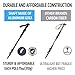 Trekology Trekking Poles Collapsible Adjustable 2pc/Set Aluminum Telescopic Hiking Pole Walking Sticks with Quick Release Lever Lock and Ergonomic Grip