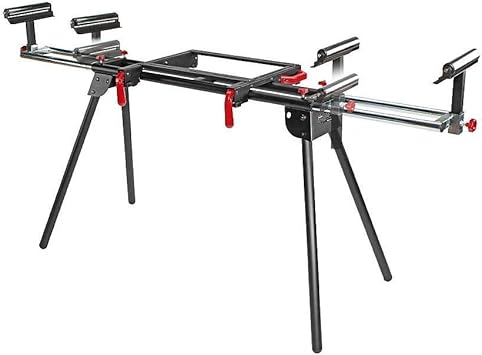 Craftsman Universal Miter Saw Stand Compact Design That Is Easy To Transport And Store Two Height Adjustable Weighs Less Than 25 Pounds Supports Up To 330 Pounds Support Arms Extend Up To 80 Inches Amazon Ca Tools
