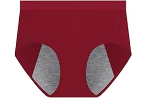 Plus-size Women Full Cover Casual Underwear,High Waisted Breathable Leak-Proof Postpartum Panties for Women's Underwear