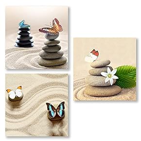 3 Panel Stones in The Sand Pictures Home...