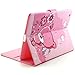 iPad 2/3/4 Case, Dteck(TM) Cartoon Cute Pattern PU Leather Flip Wallet Case with [Cards Slots&Money Holder] for Apple iPad 2/ iPad 3 / iPad 4 9.7 Inch (01 Pink Bear)