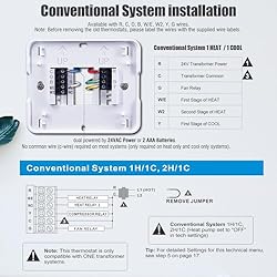 Aowel 2 Heat/ 1 Cool Non-Programmable Thermostat