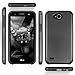 LG X Power 2 M320 / LG Fiesta LTE/LG X Charge/LG Fiesta 2 Case, [Tempered Glass Screen Protector] Dual Layer Hybrid Shockproof Drop Protection Rugged Phone Case Armor Cover (Black)