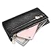 Realer Women's Wallet Clutch Double Zipper Card Holder Case Gift Purse