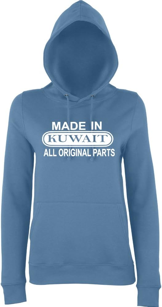 Made in Kuwait All Original Parts Women Hoodies White Colors