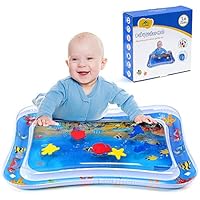 MAGIFIRE Tummy Time Baby Water Mat Infant Toy Inflatable Play Mat for 3 6 9 Months Newborn Boy Girl