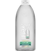 method Daily Shower Cleaner Refill, Eucalyptus Mint, 68 fl oz | Removes Soap Scum, Grime &amp; Stains, For Use on Showers, Tubs, Tile, Glass &amp; Fixtures, Dissolves Right Away, 2.5X Refill