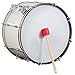 Canomo Bass Drum Mallets Sticks Red Foam Mallet with Wood Handle for Percussion Bass Drum, 13 Inch