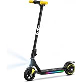 Electric Scooter for Kids, 10 MPH Max Speed, LED Display, Foldable, Dual Brakes,Lights, Lightweight, Kids Electric Scooter for 6+,Excellent Present Choice for Boys and Girls