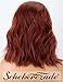 2019 Ombre Bob Wavy Red Auburn Wig of Front Lace with Black Roots Scheherezade Short Copper Lace Front Wigs Synthetic Hair for Women Glueless Heat Ok