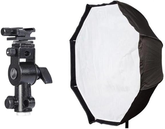 Dovewill 80 Cm Oktagon Reflexschirm Softbox Mit Kamera Flash Speedlite Halterung Amazon De Audio Hifi