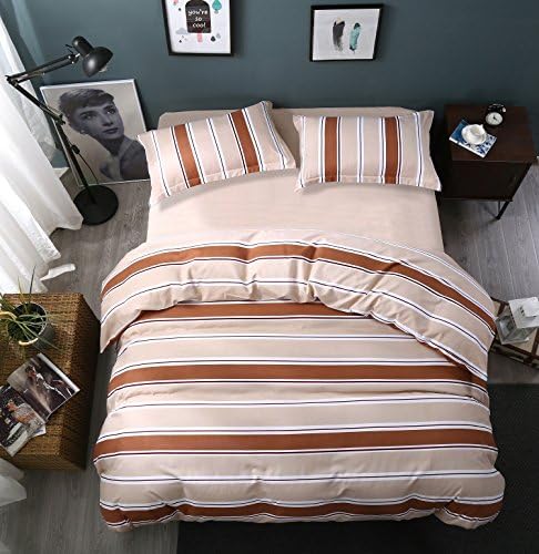 Colourful Snail Well Designed Printed 3 Piece Duvet Cover Set(1 Duvet cover, 2 Pillow shams), Made of Lightweight Polyester microfiber, Ultra Soft and Easy Care, Wrinkle Resistant, Queen/Full