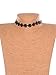 eBoot Flower Lace Choker Necklace and Black Velvet Necklace Choker with Pendant, Set of 2