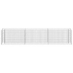 vidaXL Galvanized Steel Gabion Raised Garden Bed