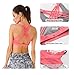 QUEENIEKE Women's Medium Support Strappy Back Energy Sport Bra Cotton Feel Size S Color Pink