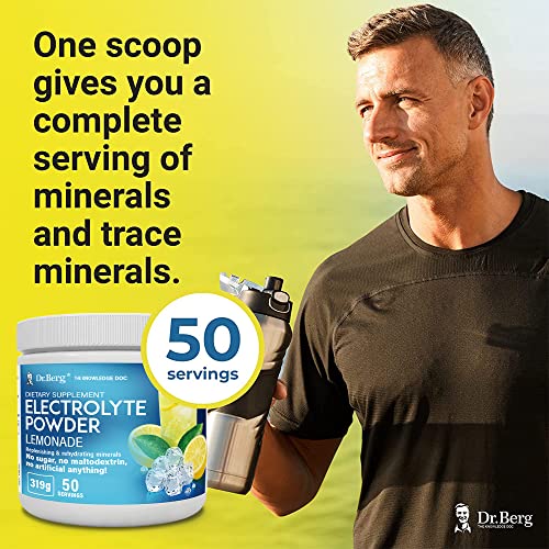 Dr. Berg's Original Keto Electrolytes Powder (50 Servings) Sugar Free