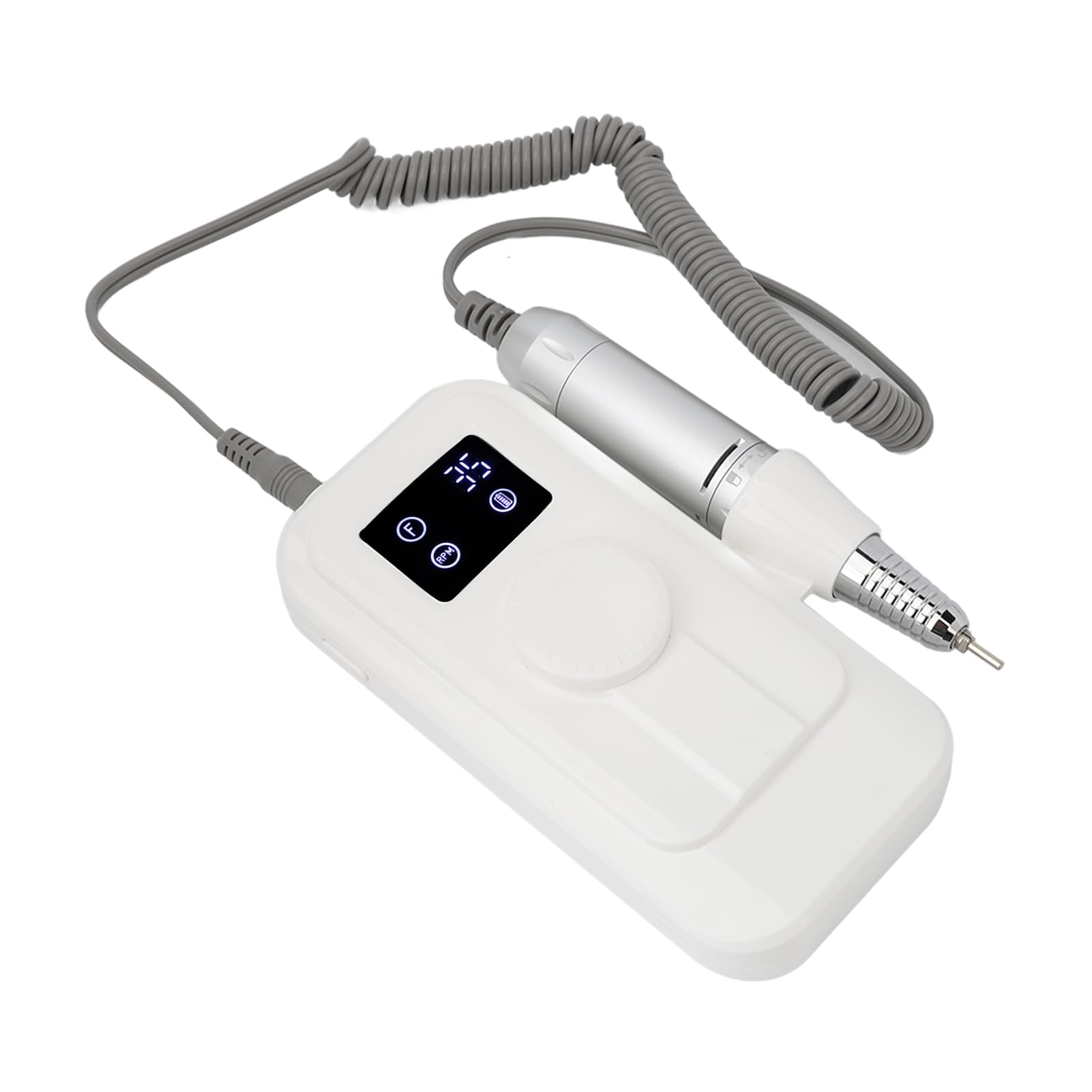 Electric Nail Drill Machine, Manicure Pedicure Kit, Professional Finger Toe Nail Care, Manicure Pedicure Tool with Sanding Ring, Sanding Heads, for Acrylic Nail Drill Gel Art