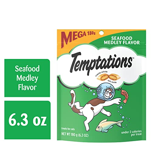 Whiskas Temptations Cat Treats (Seafood Medley Flavor) 6.3 oz Pricepulse