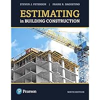 Estimating in Building Construction (What's New in Trades & Technology)