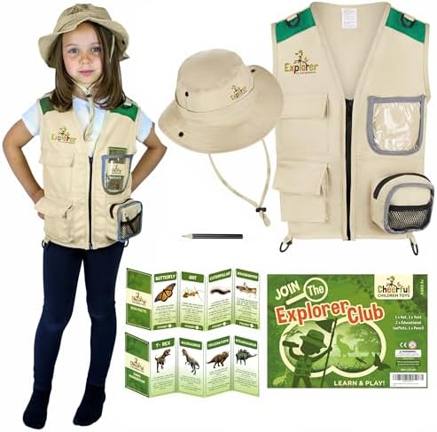 Cheerful Children Toys Kids Explorer Costume Kit including Safari