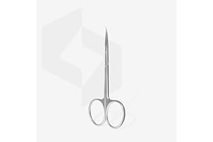 Staleks Pro EXPERT 51 Cuticle Scissors Type 3 – Hook-Tip Blades – Stainless Steel – Ergonomic Professional Manicure Scissors