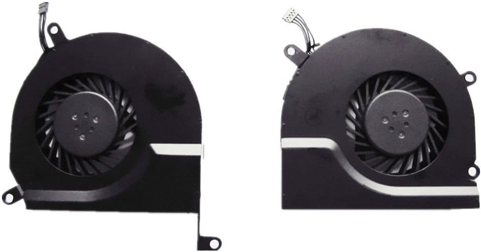 tuyi APF002 Unitque A1286 Left,Right Side CPU Cooling Fan 2009 2010 2011 for Apple MacBook Pro