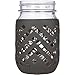 JarJackets Silicone Mason Jar Sleeve - Fits 16oz (1 pint) REGULAR-Mouth Jars | Package of 4 (Charcoal)