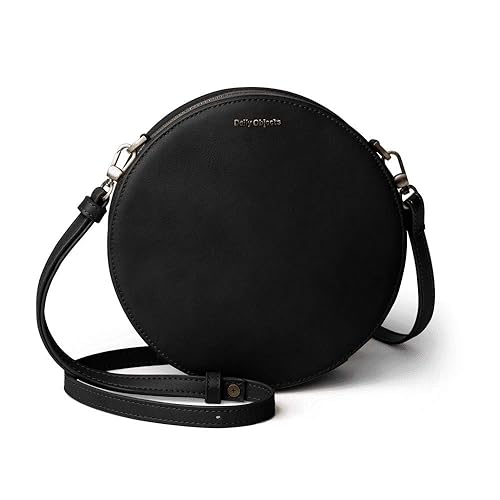 black vegan leather purse