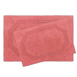 Laura Ashley Reversible Cotton 2-Piece Bath Mat